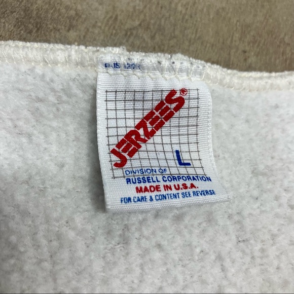 Michigan Rag Co. VTG 80s Bear and Moose Print Sweatshirt Crewneck Sz Large USA - Picture 4 of 11